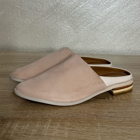 Zara Shoes - Kelsi Dagger Brooklyn Aiva Women's 10 Beby Pink Leather Off White Pointed Mules